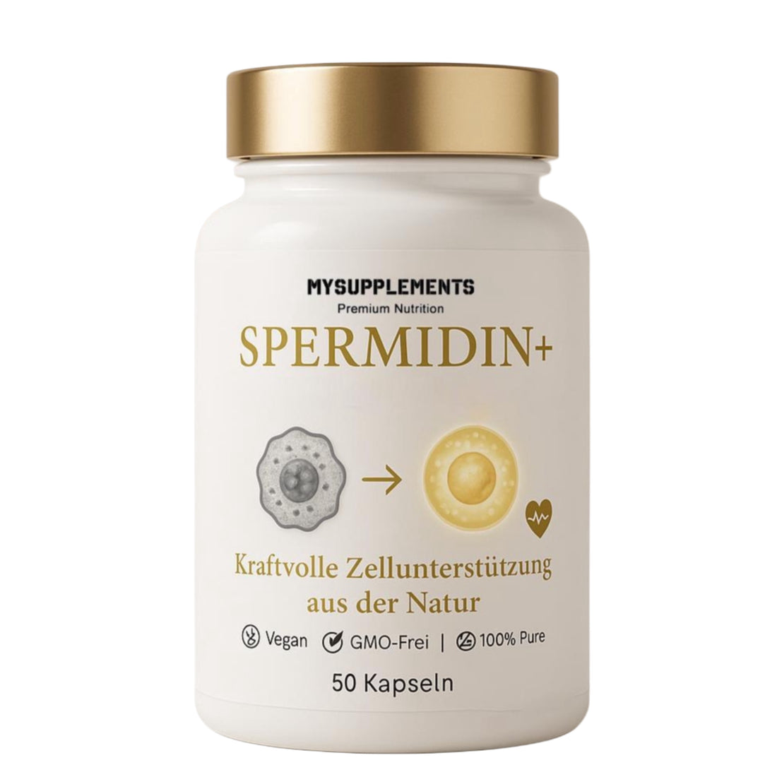 Spermidin Kapseln – Hochdosiertes Spermidin (5mg pro Kapsel)