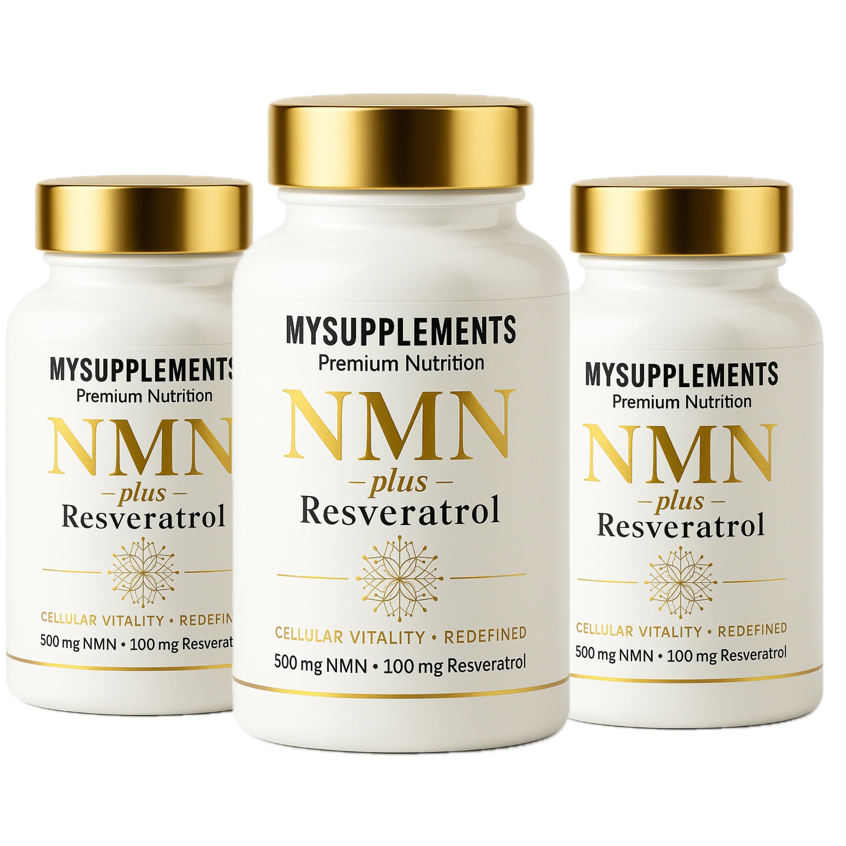 MySupplements® NMN + Resveratrol – Zellenergie & Langlebigkeit
