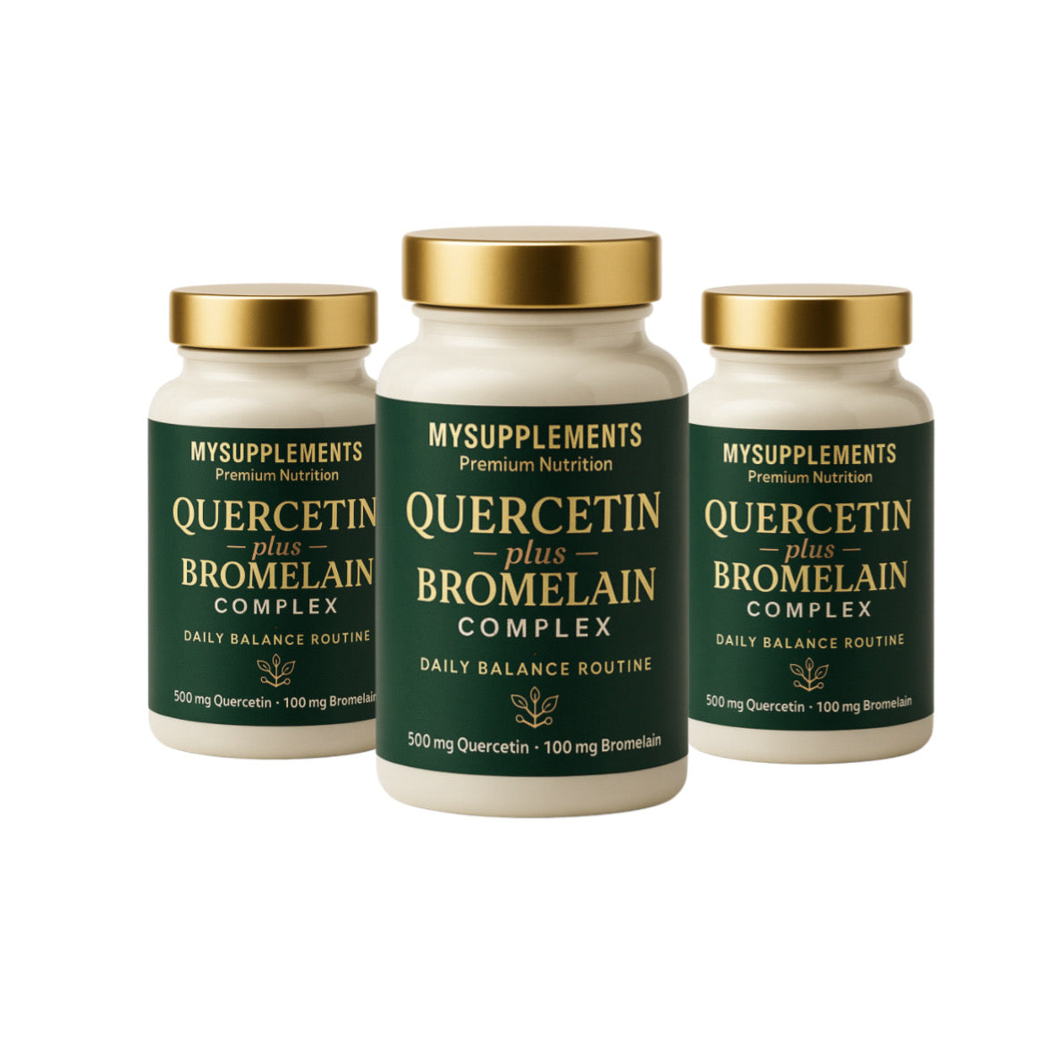 MySupplements® Quercetin + Bromelain Complex – Premium Formula (60 Kapseln)